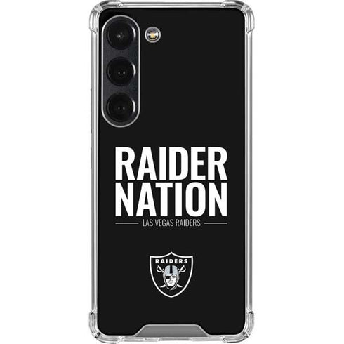 NFL Las Vegas Raiders Team Motto Galaxy S23 Clear Case