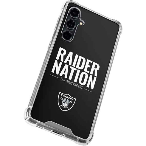 NFL Las Vegas Raiders Team Motto Galaxy S23 FE Clear Case