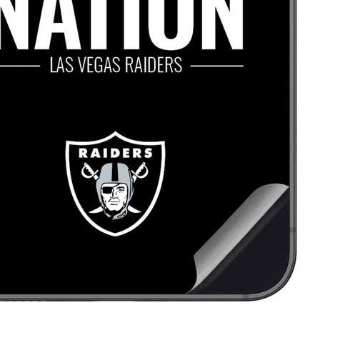 NFL Las Vegas Raiders Team Motto Galaxy S23 FE Skin