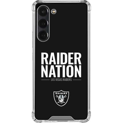 NFL Las Vegas Raiders Team Motto Galaxy S23 Plus Clear Case