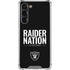 NFL Las Vegas Raiders Team Motto Galaxy S23 Plus Clear Case