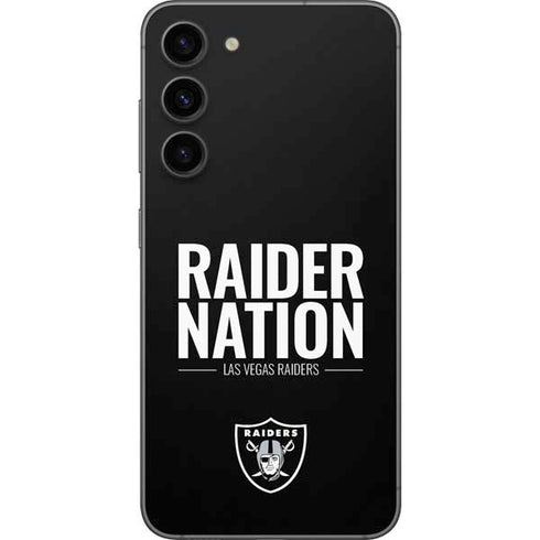 NFL Las Vegas Raiders Team Motto Galaxy S23 Plus Skin