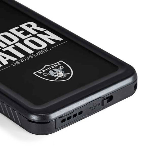NFL Las Vegas Raiders Team Motto Galaxy S23 Plus Waterproof Case