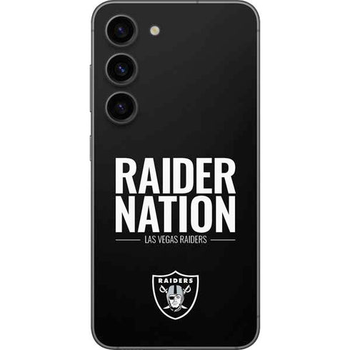 NFL Las Vegas Raiders Team Motto Galaxy S23 Skin