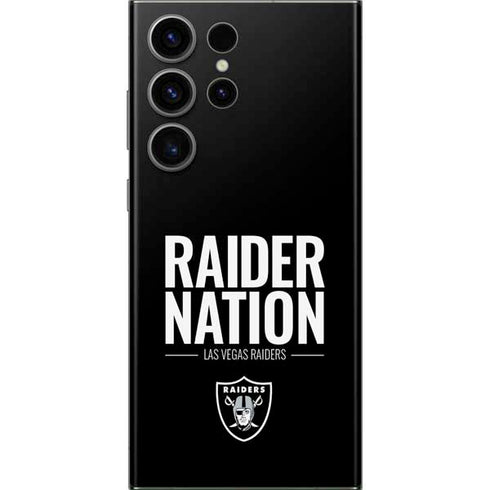 NFL Las Vegas Raiders Team Motto Galaxy S23 Ultra Skin