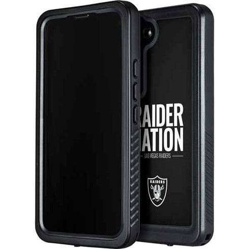 NFL Las Vegas Raiders Team Motto Galaxy S23 Waterproof Case