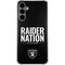 NFL Las Vegas Raiders Team Motto Galaxy S24 Plus Clear Case