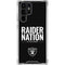 NFL Las Vegas Raiders Team Motto Galaxy S24 Ultra Clear Case