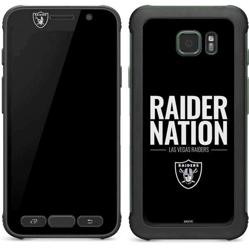 NFL Las Vegas Raiders Team Motto Galaxy S7 Active Skin