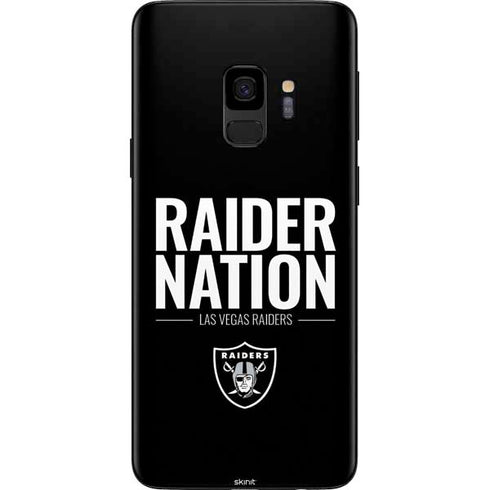 NFL Las Vegas Raiders Team Motto Galaxy S9 Skin