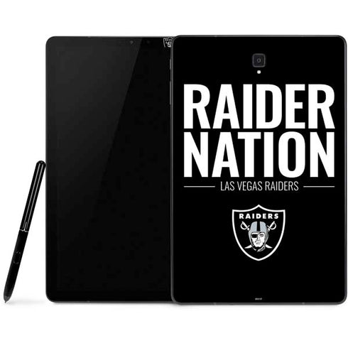 NFL Las Vegas Raiders Team Motto Samsung Galaxy Tab Skin