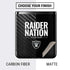 NFL Las Vegas Raiders Team Motto Galaxy Z Flip Skin