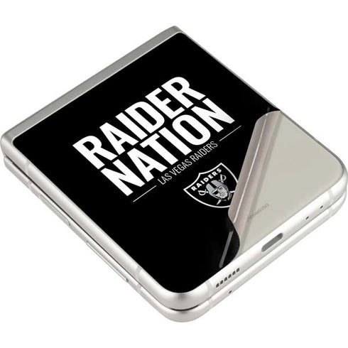 NFL Las Vegas Raiders Team Motto Galaxy Z Flip3 5G Skin