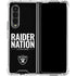 NFL Las Vegas Raiders Team Motto Galaxy Z Fold4 5G Clear Case