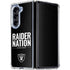 NFL Las Vegas Raiders Team Motto Galaxy Z Fold5 5G Clear Case