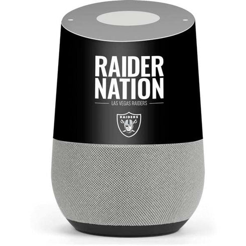 NFL Las Vegas Raiders Team Motto Google Home Skin