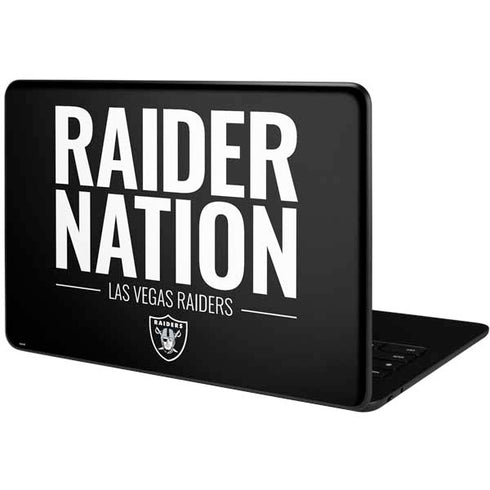 NFL Las Vegas Raiders Team Motto Google Pixelbook Go Skin