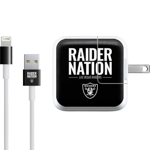 NFL Las Vegas Raiders Team Motto iPad Charger (10W USB) Skin
