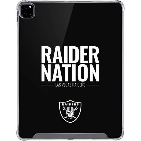 NFL Las Vegas Raiders Team Motto iPad Pro 12.9in (2020) Clear Case