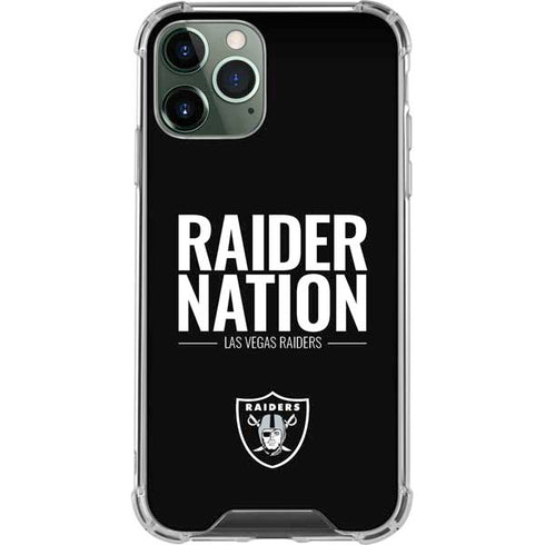 NFL Las Vegas Raiders Team Motto iPhone 11 Pro Max Clear Case