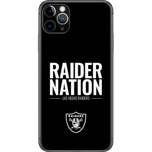 NFL Las Vegas Raiders Team Motto iPhone 11 Pro Max Skin