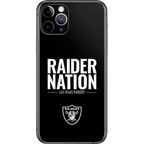 NFL Las Vegas Raiders Team Motto iPhone 11 Pro Skin
