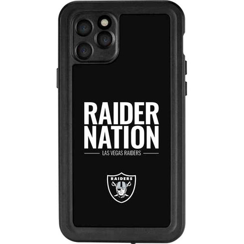 NFL Las Vegas Raiders Team Motto iPhone 11 Pro Waterproof Case