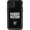 NFL Las Vegas Raiders Team Motto iPhone 11 Pro Waterproof Case