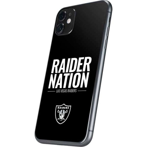 NFL Las Vegas Raiders Team Motto iPhone 11 Skin