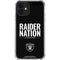 NFL Las Vegas Raiders Team Motto iPhone 12 Clear Case