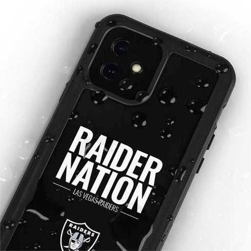 NFL Las Vegas Raiders Team Motto iPhone 12 Mini Waterproof Case