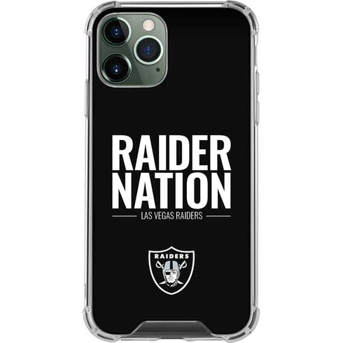 NFL Las Vegas Raiders Team Motto iPhone 12 Pro Clear Case