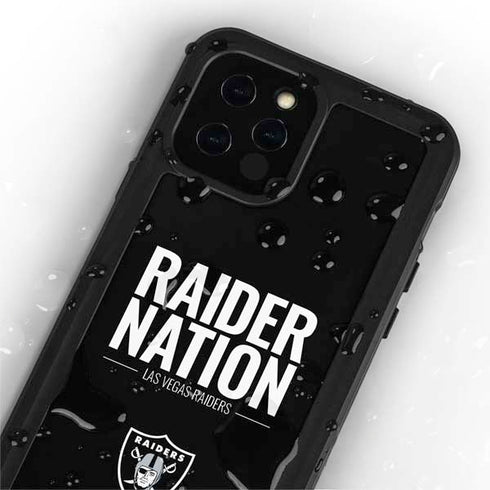 NFL Las Vegas Raiders Team Motto iPhone 12 Pro Max Waterproof Case