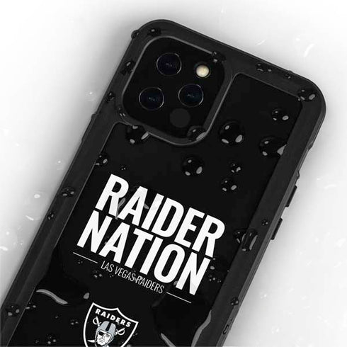 NFL Las Vegas Raiders Team Motto iPhone 12 Pro Waterproof Case