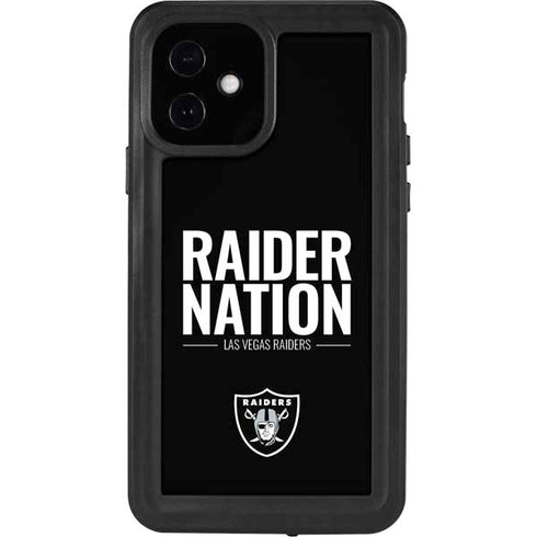 NFL Las Vegas Raiders Team Motto iPhone 12 Waterproof Case