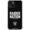 NFL Las Vegas Raiders Team Motto iPhone 13 Clear Case
