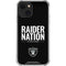 NFL Las Vegas Raiders Team Motto iPhone 13 Mini Clear Case