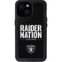 NFL Las Vegas Raiders Team Motto iPhone 13 Mini Waterproof Case