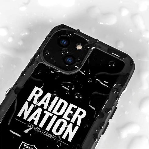 NFL Las Vegas Raiders Team Motto iPhone 13 Mini Waterproof Case