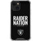 NFL Las Vegas Raiders Team Motto iPhone 14 Clear Case