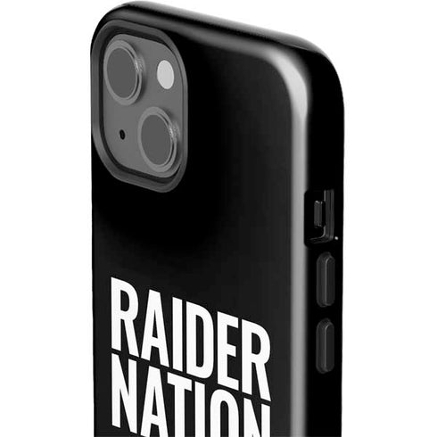 NFL Las Vegas Raiders Team Motto iPhone 15 Plus Impact Case