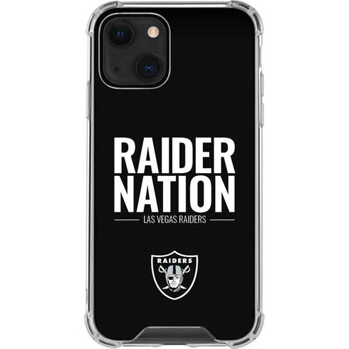 NFL Las Vegas Raiders Team Motto iPhone 14 Plus Clear Case