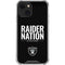 NFL Las Vegas Raiders Team Motto iPhone 14 Plus Clear Case