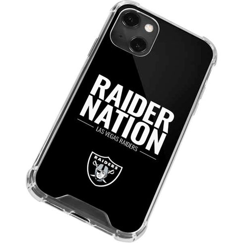 NFL Las Vegas Raiders Team Motto iPhone 14 Plus Clear Case