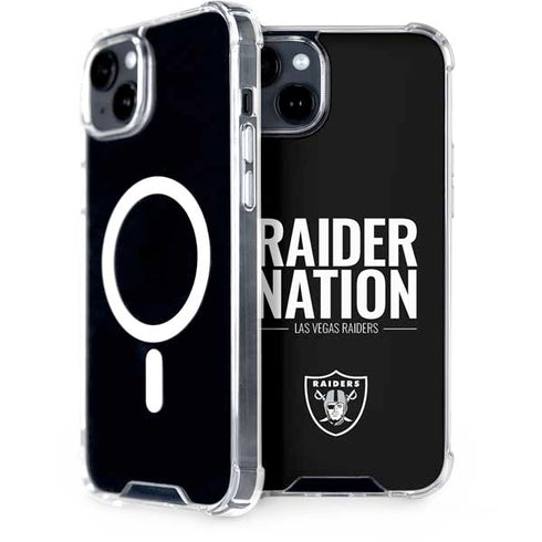 NFL Las Vegas Raiders Team Motto iPhone 15 Plus MagSafe Case