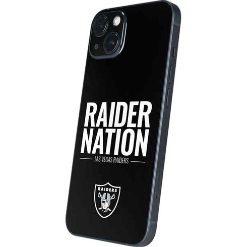 NFL Las Vegas Raiders Team Motto iPhone 15 Plus Skin