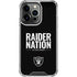 NFL Las Vegas Raiders Team Motto iPhone 15 Pro Clear Case