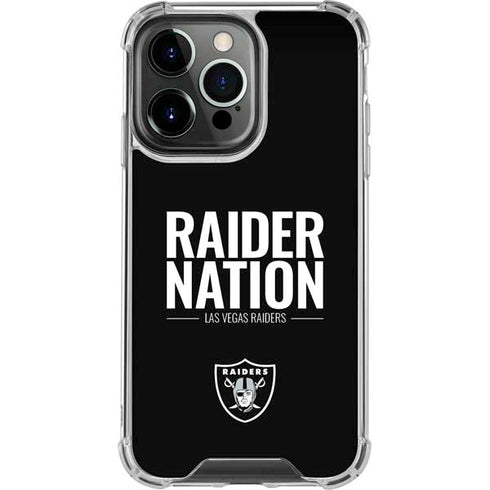 NFL Las Vegas Raiders Team Motto iPhone 14 Pro Clear Case