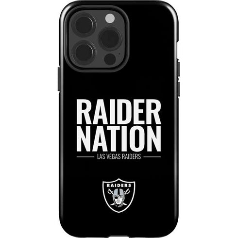 NFL Las Vegas Raiders Team Motto iPhone 15 Pro Impact Case