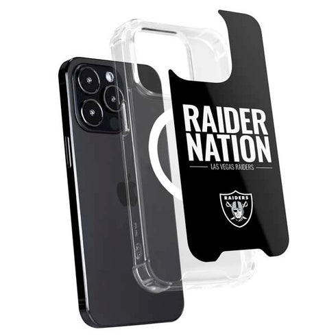 NFL Las Vegas Raiders Team Motto iPhone 14 Pro MagSafe Case